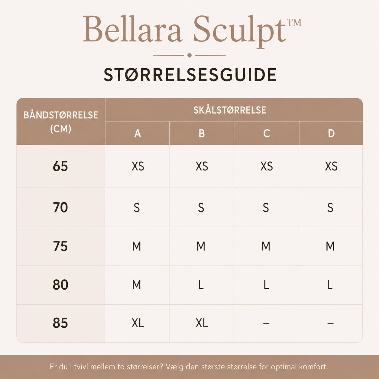 Bellara Sculpt™ | Usynlig stropløs BH