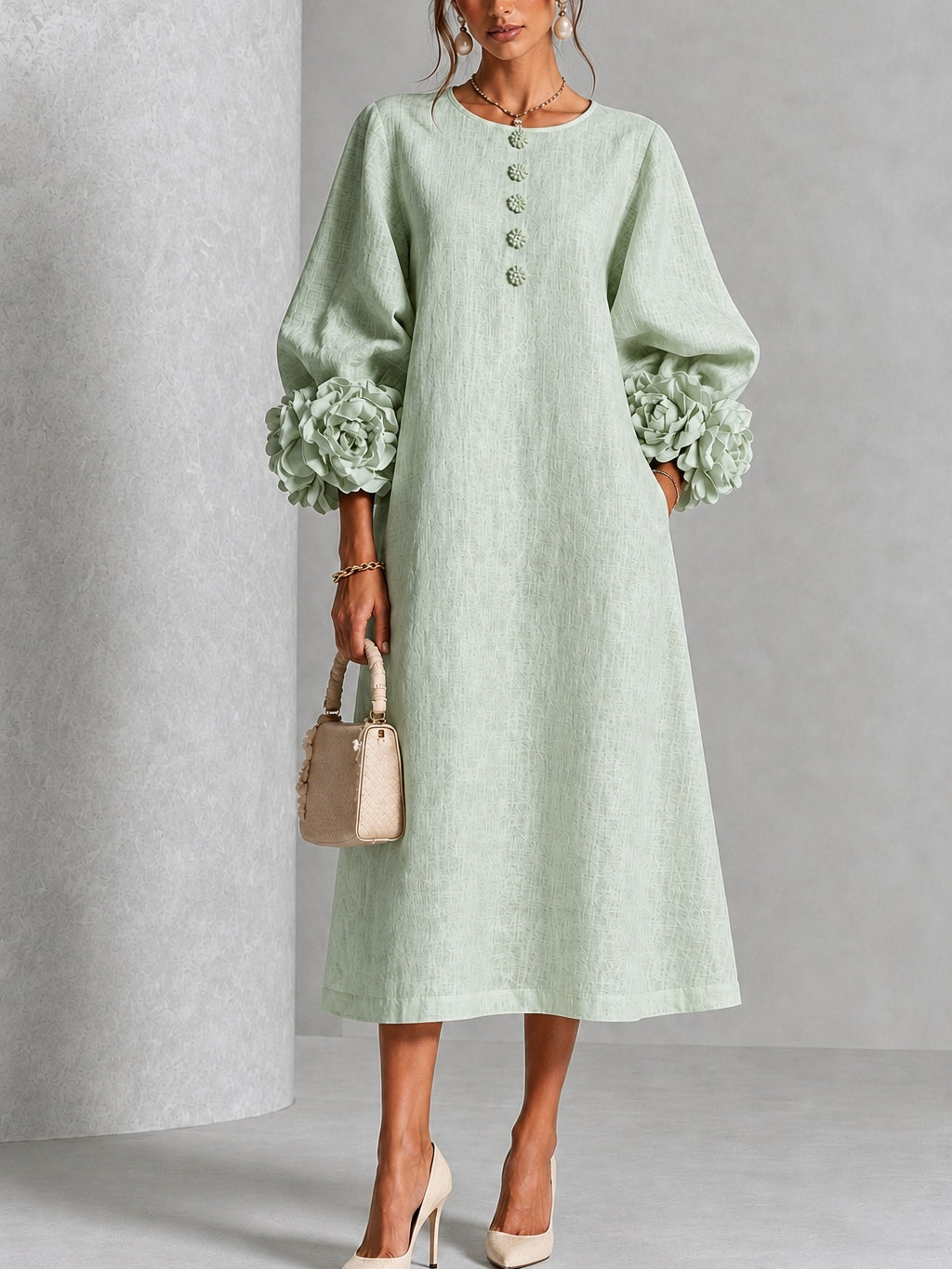 The Juniper Petal Midi Dress